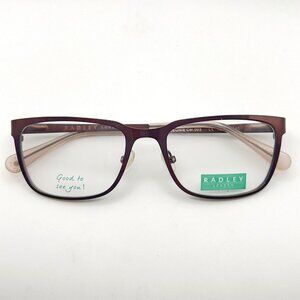 Radley London RDO-LEONIE 003 Full Eyeglass Frames Metal Floral Brown 52-18-140
